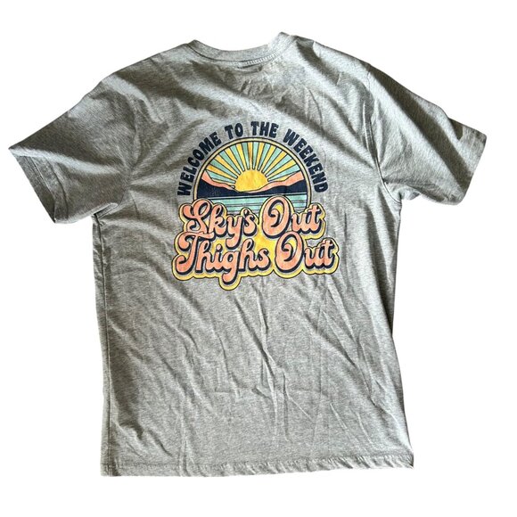 Chubbies Sky's Out Thighs Out Graphic Tee M - Picture 3 of 4